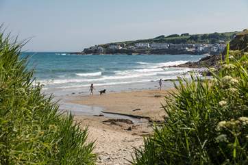 Just up the coast on the Roseland is Portscatho, a great family day out location.