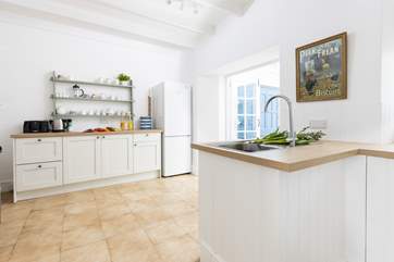 Looking through from the kitchen to the conservatory.