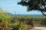 Sit and admire the stunning view from the garden.