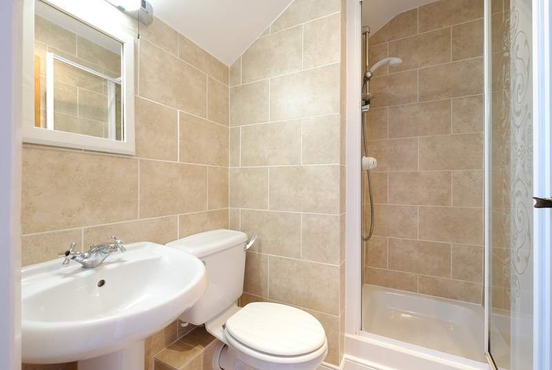The en suite shower to Bedroom 2, perfect for a refreshing shower.