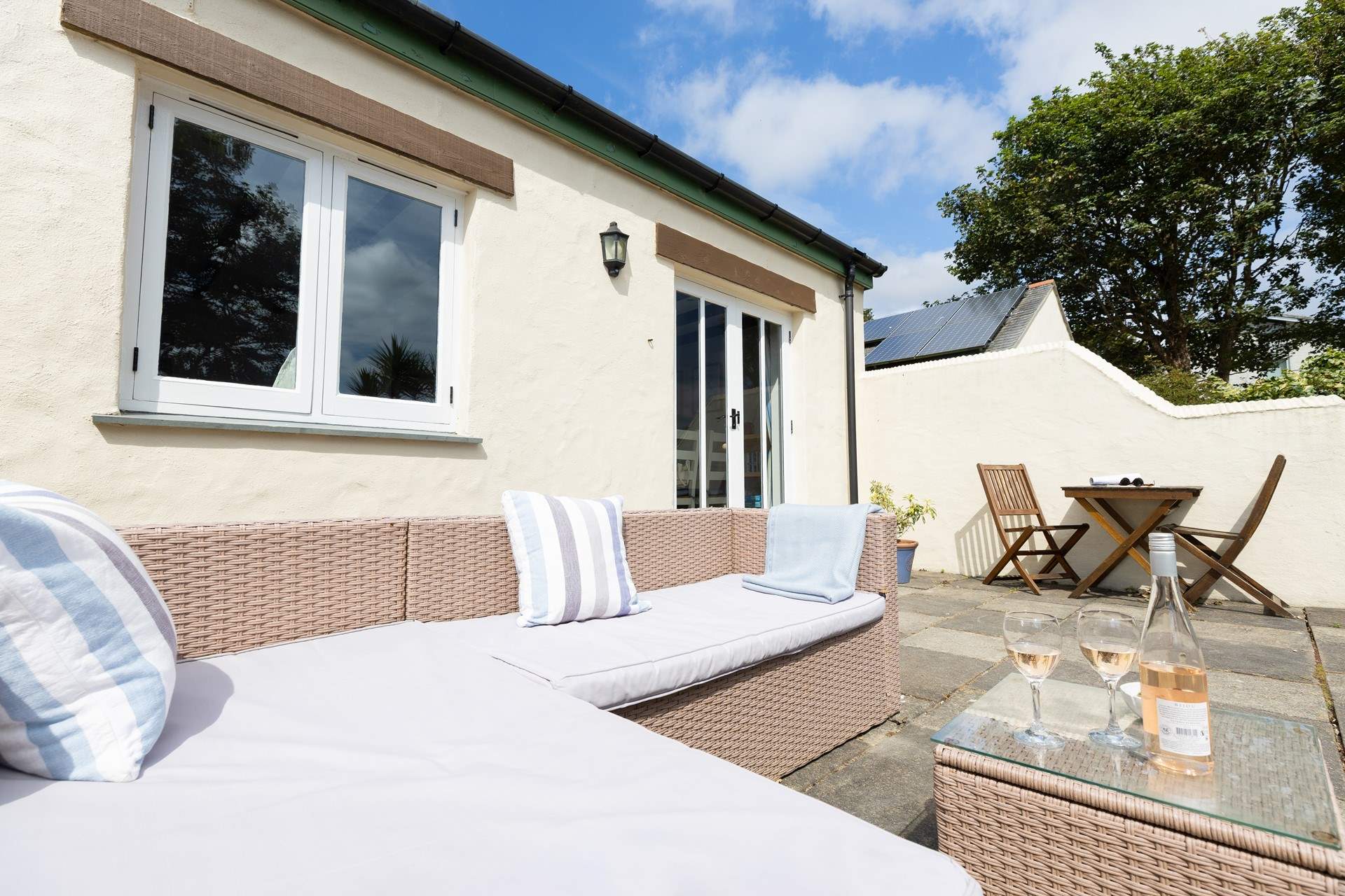 Relax with a good book in the garden. 