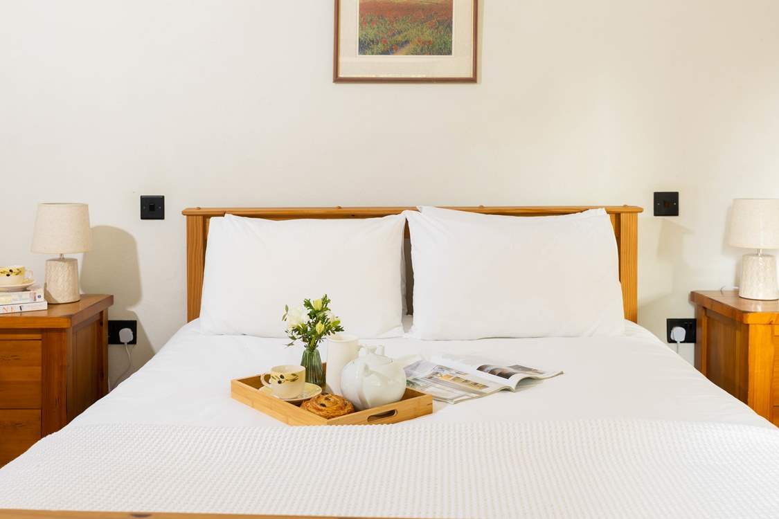 Luxury linens await.
