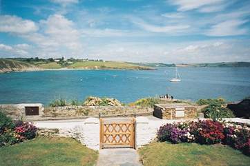 The view from the garden.