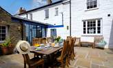 The enclosed rear courtyard, perfect for al fresco dining. - Thumbnail Image