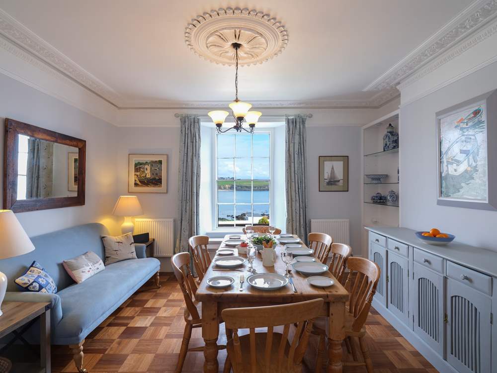 Gather everyone around the dining-room to chat about the day's adventures.