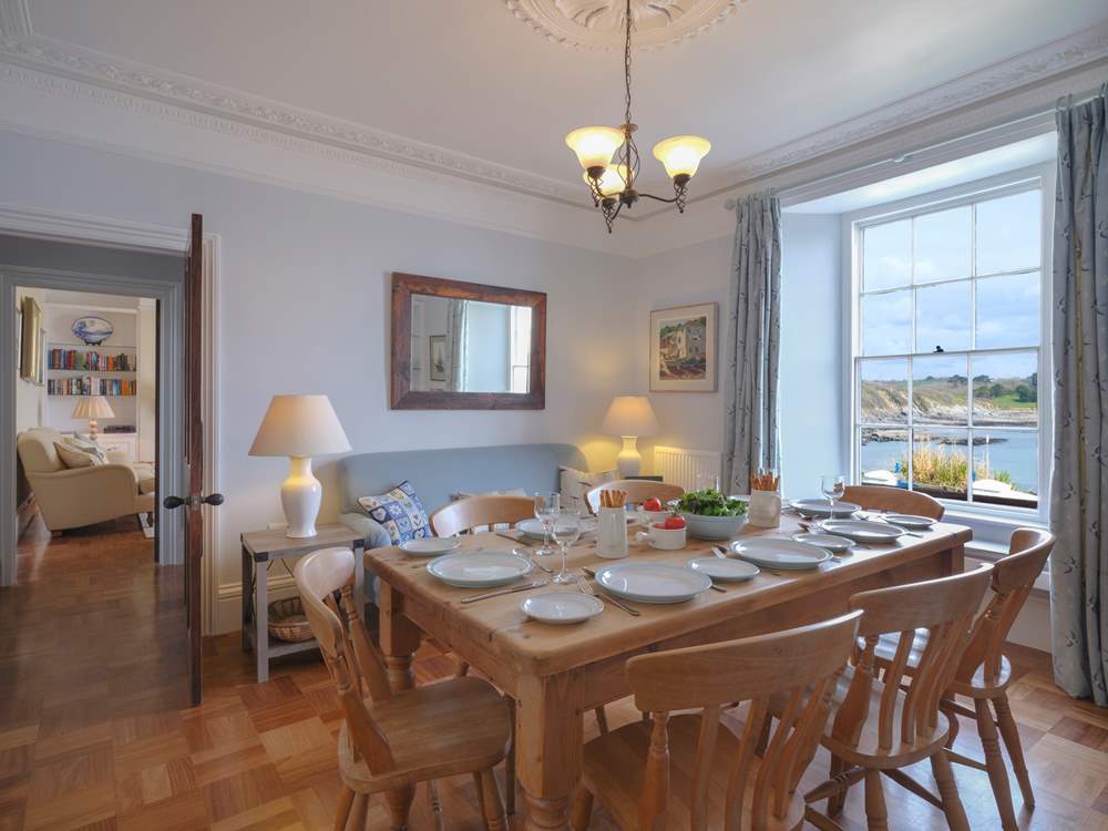 Looking from the dining-room through to the sitting-room.