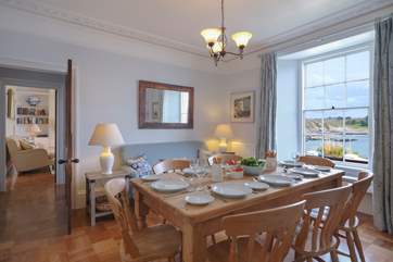 Looking from the dining-room through to the sitting-room.