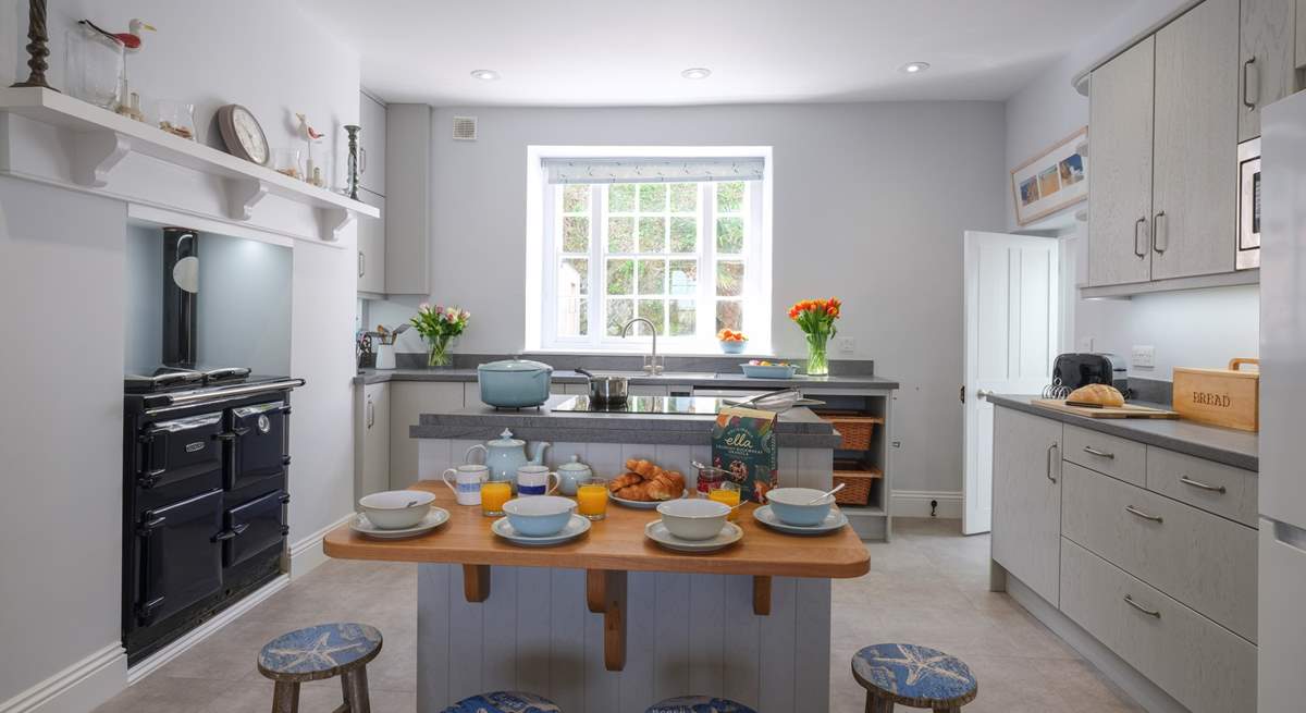 The kitchen (the Rayburn is purely ornamental).