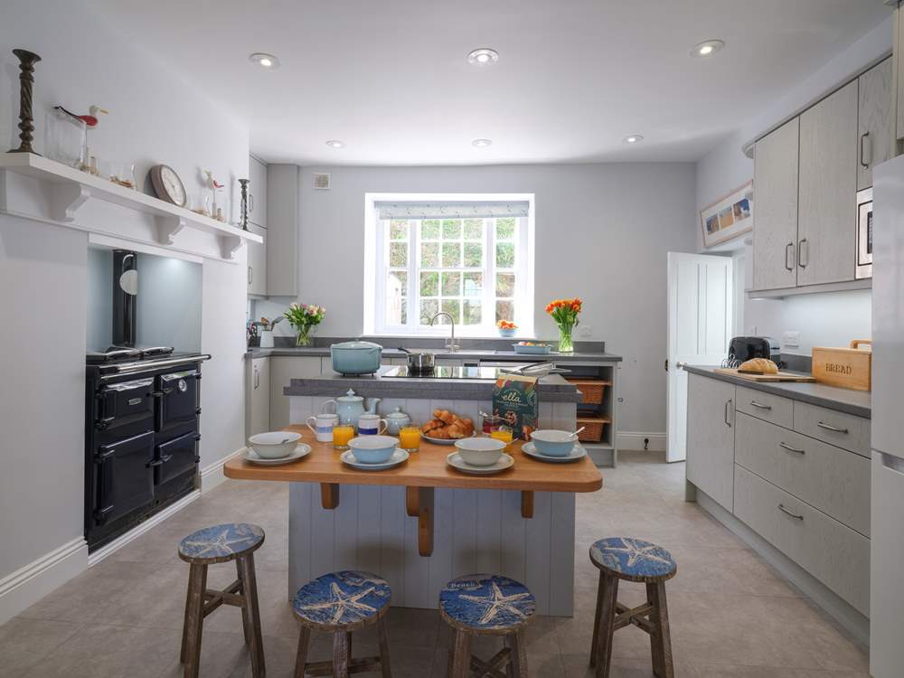 The kitchen (the Rayburn is purely ornamental).