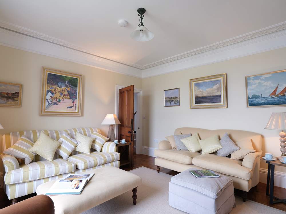 There is lots of lovely local artwork throughout the house.