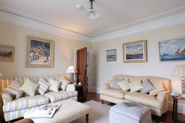 There is lots of lovely local artwork throughout the house.