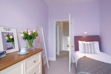 Bedroom 3 is at the front of the house and has sea views.
