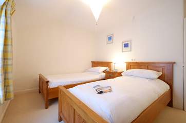 The twin bedroom.
