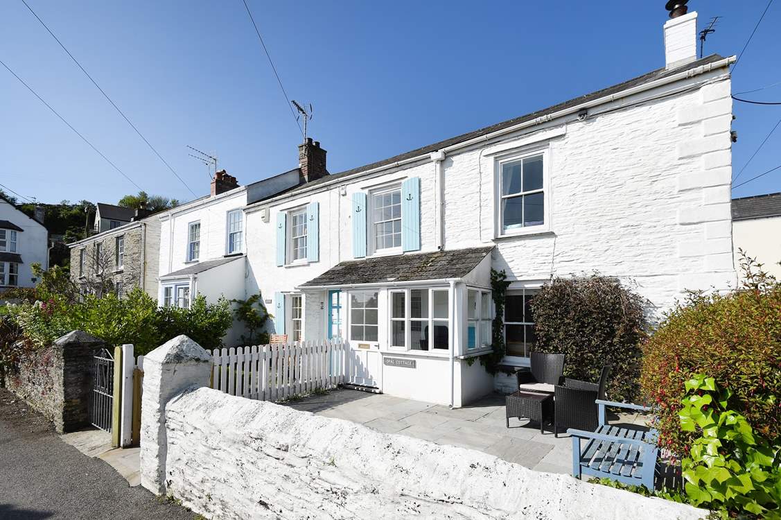 Watch the world go by from the front patio.