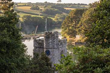 The Roseland has some gorgeous coves and inlets, this is St Just in Roseland.