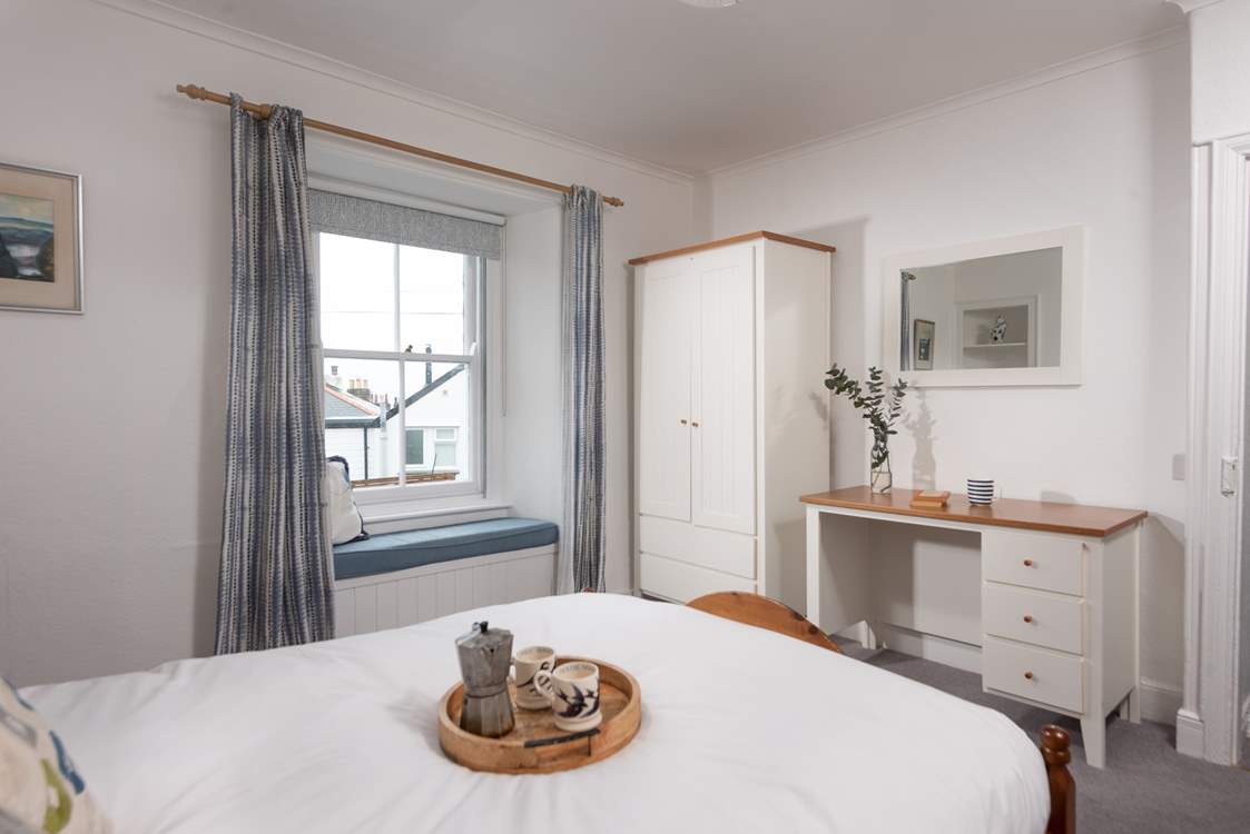 With ample storage space.