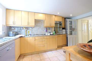 The kitchen.