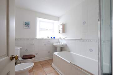 The bathroom.