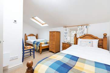 Bedroom 3 has twin beds.