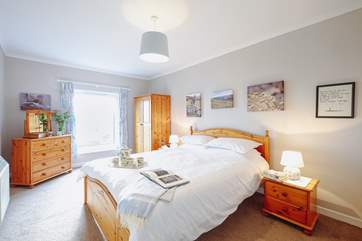Bedroom three has a double bed and plenty of storage for your holiday belongings.