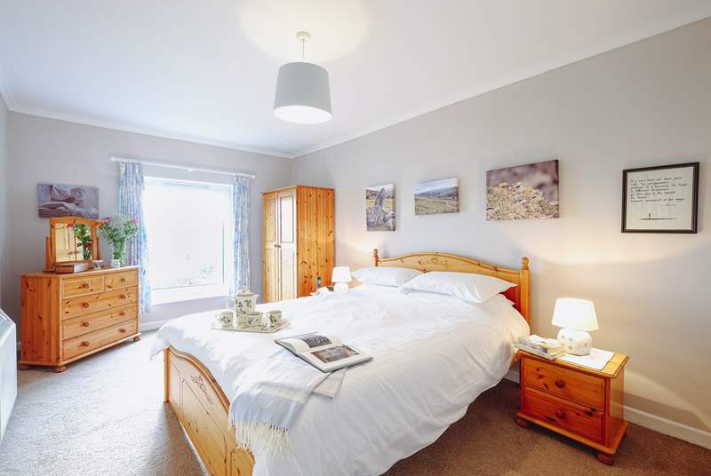 Bedroom three has a double bed and plenty of storage for your holiday belongings.