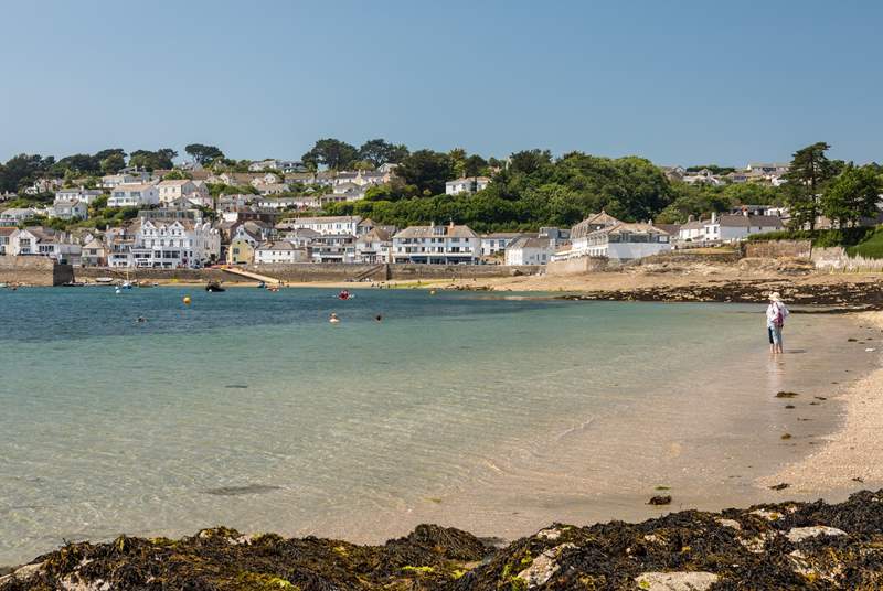 Nearby St Mawes is a lovely to spend time and also has a passenger ferry to Falmouth for more places to eat and shop.