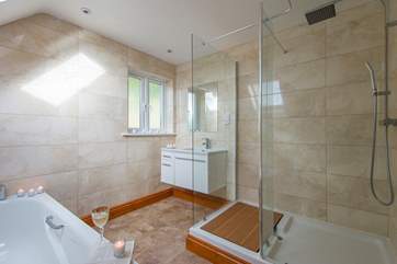 The bathroom.