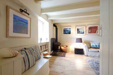 Looking through into the sitting-room.