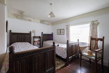 The twin bedroom.