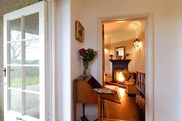 Looking through into the sitting-room.