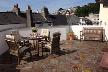 Al fresco dining.