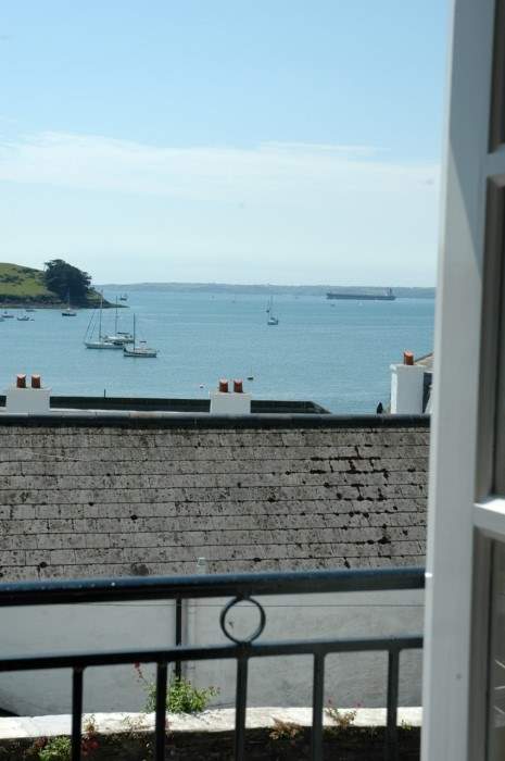 Wonderful sea view across the rooftops.