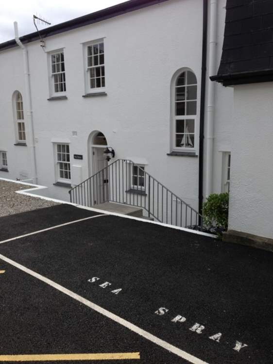 Seaspray has its own parking space.