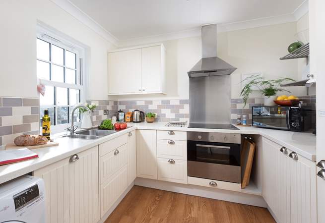 The kitchen has all the equipment you'll need to cook a holiday meal.