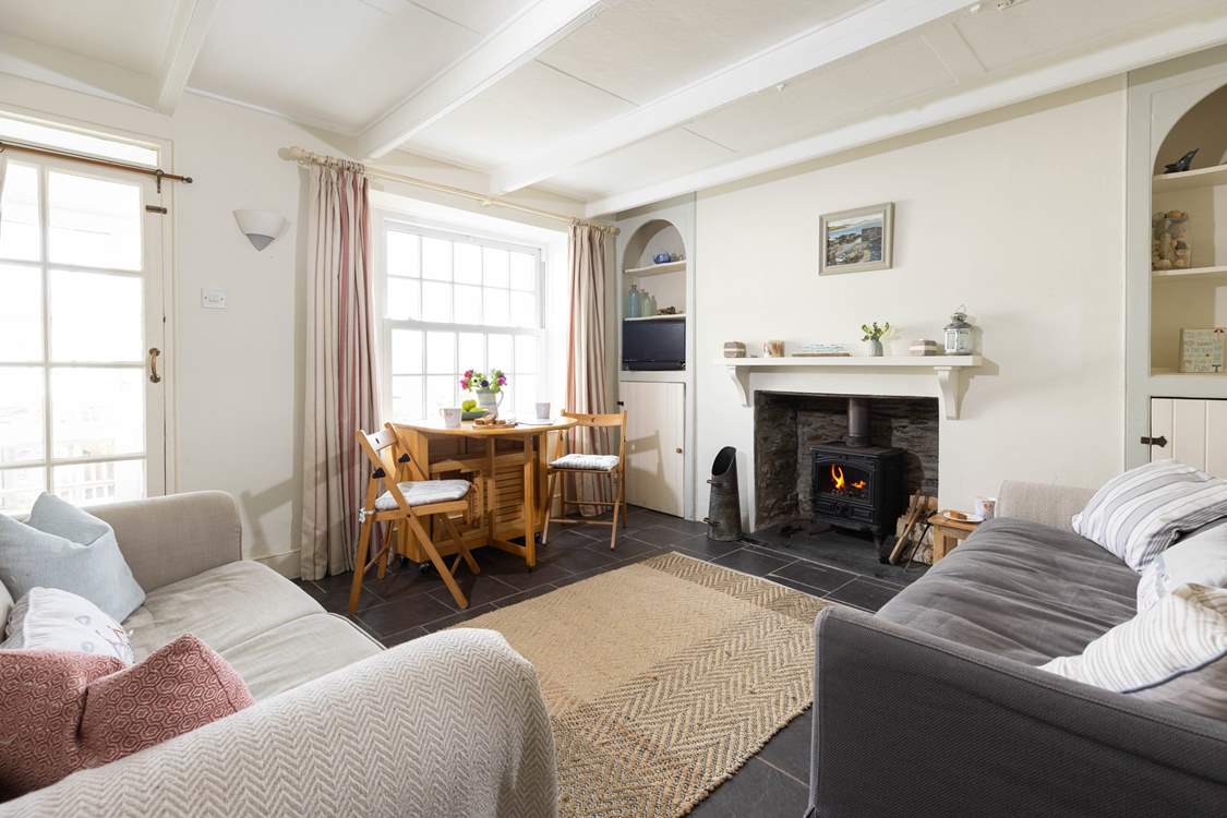 A lovely cosy space to discuss your plans for the day.