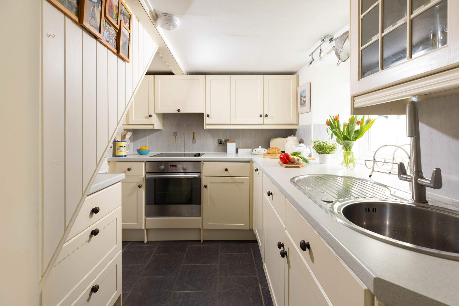 The kitchen has everything you'll need to cook a holiday meal.