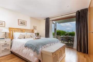 Gorgeous bedroom 1 is on the ground floor.