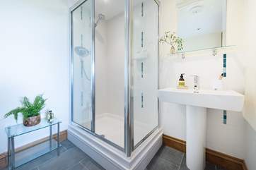 The en suite shower room to bedroom 1.
