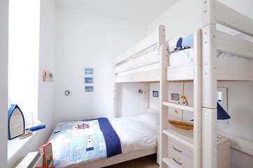 The kids will love the bunkbeds in bedroom 2.