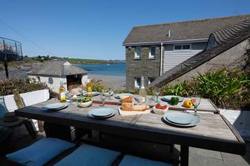 The perfect spot for al fresco dining at Stowaway.