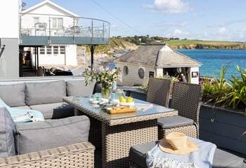 The perfect spot for al fresco dining at Stowaway.