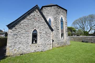 This beautiful old building was once the chapel for the village of Gerrans.