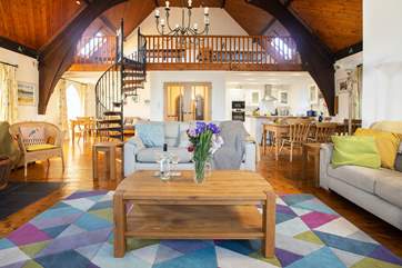 Open plan living area.