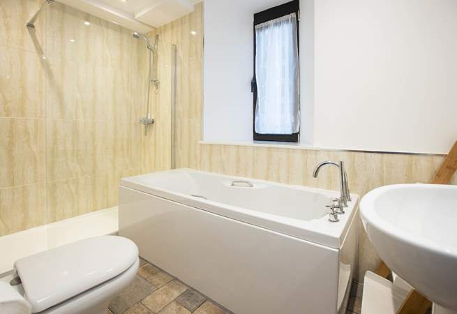 The en suite bathroom to bedroom 2.