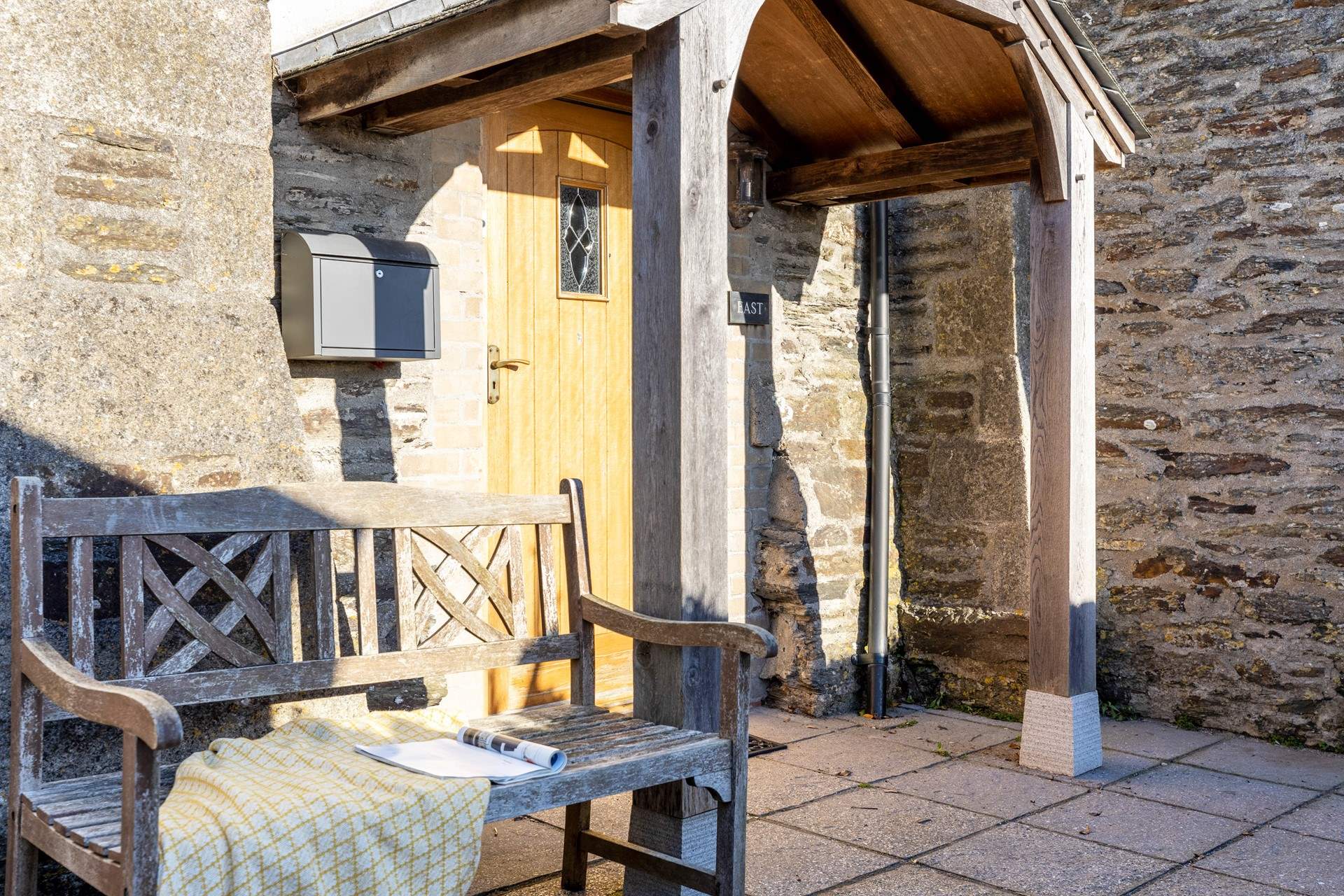 Sit in the morning sun with your morning cuppa, the perfect holiday pastime.