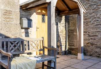 Sit in the morning sun with your morning cuppa, the perfect holiday pastime.