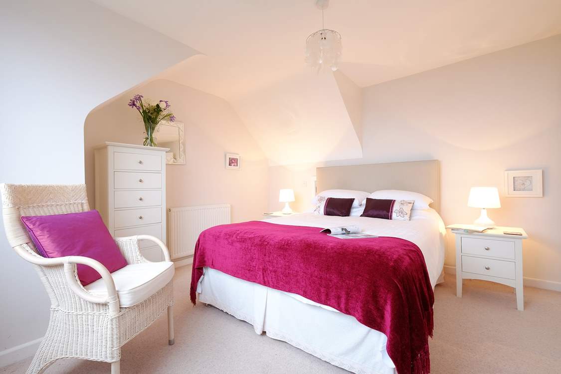 The bedrooms are cosy and spacious.