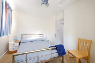 One of the cosy double bedrooms.