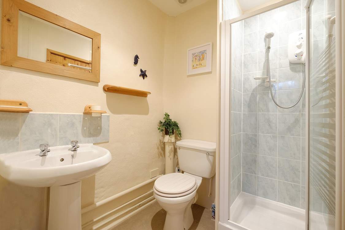 The shower-room for a refreshing shower after a busy day.