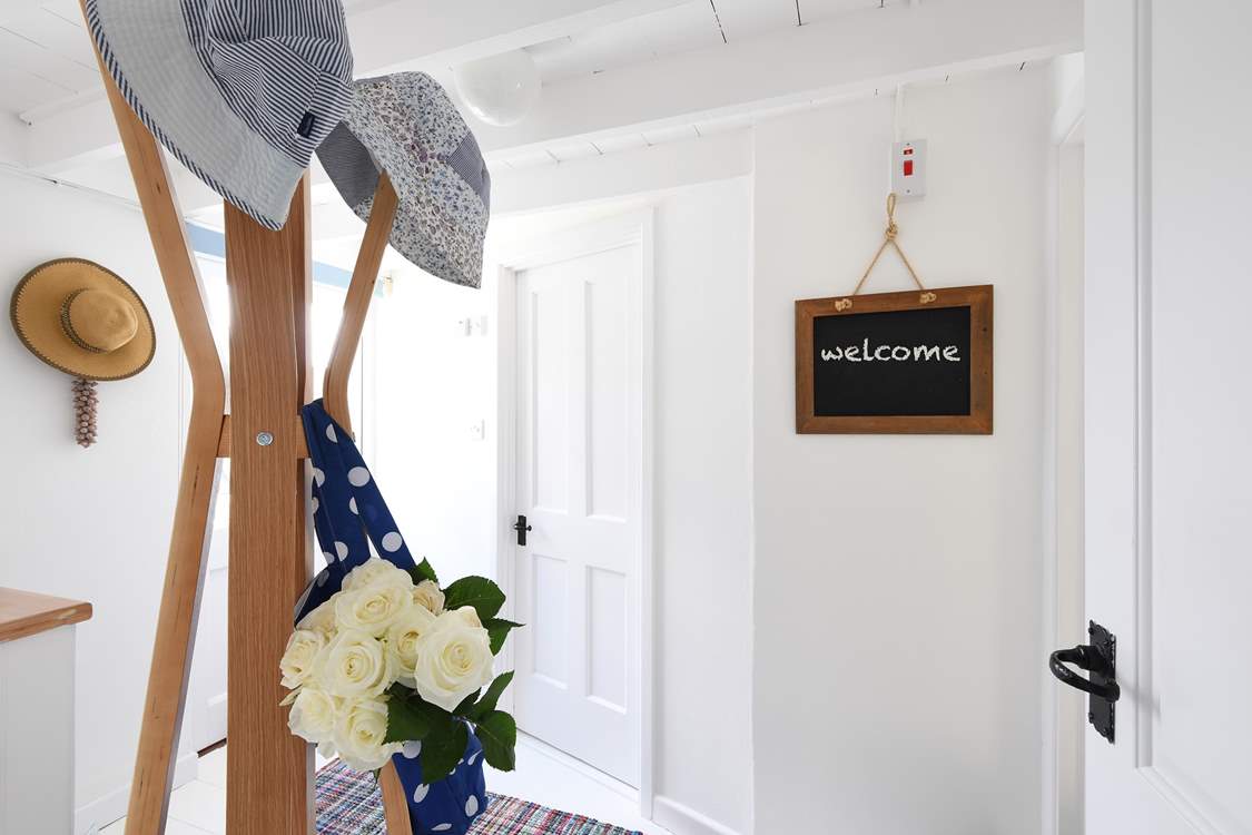 The welcoming hallway.